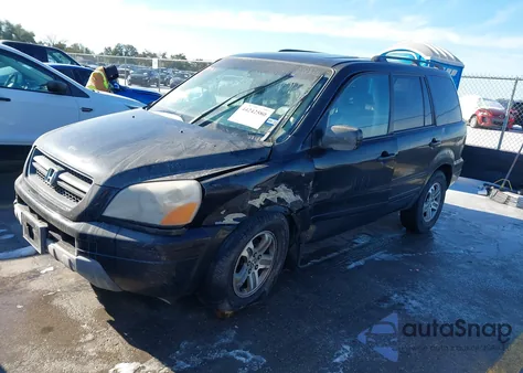 2003 Honda Pilot Ex-L z USA, uszkodzony, nr VIN 2HKYF18663H611514